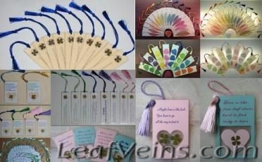 Leaf Bookmarks & Cards